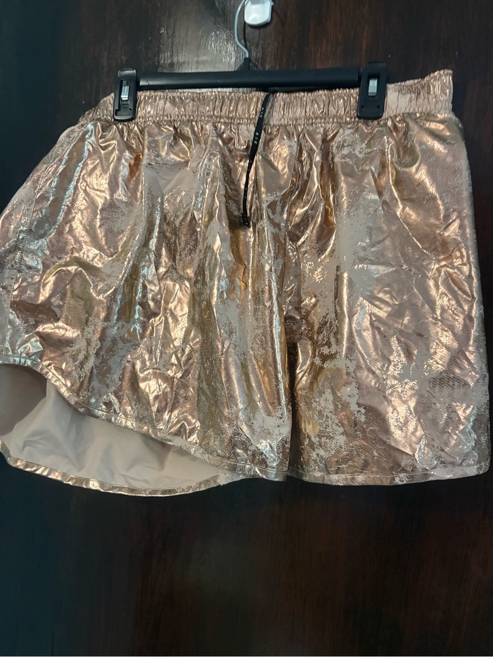 Bundle 3 for $25. NWT Nike Metallic Rose Gold Athletic Shorts. Size XXL.
